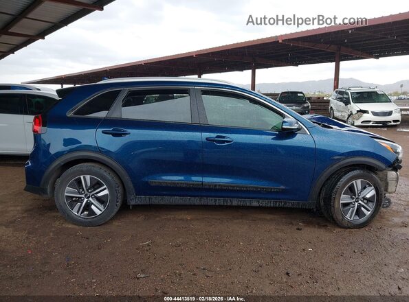 KNDCE3LC5M5465212 2021 KIA NIRO Синий Вид задней части салона
