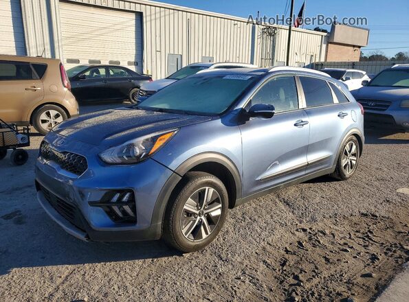 KNDCE3LC7M5463302 2021 KIA NIRO Blue Front left