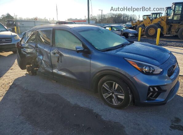 KNDCE3LC7M5463302 2021 KIA NIRO Blue Front right
