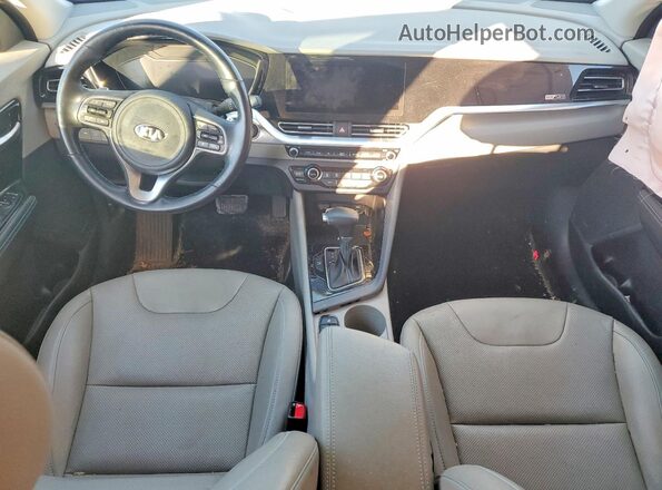 KNDCE3LC7M5463302 2021 KIA NIRO Blue Dashboard view