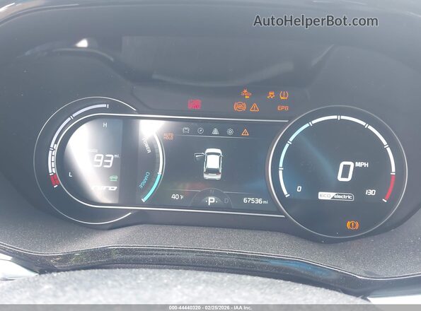 KNDCE3LG4L5074439 2020 KIA NIRO EV Dark Blue Вид задних сидений