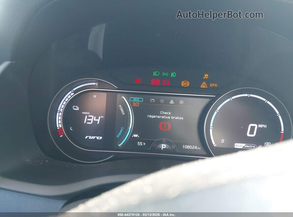 KNDCE3LG6K5030182 2019 KIA NIRO EV Серый Вид задних сидений