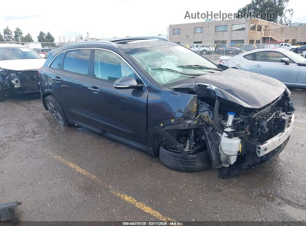 KNDCE3LG6K5030182 2019 KIA NIRO EV Серый Передняя правая четверть