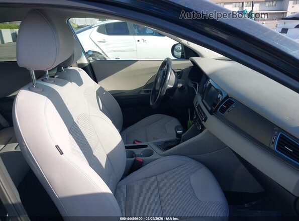 KNDCM3LD6J5147753 2018 KIA NIRO PLUG-IN HYBRID Black Widok wnętrza z przodu