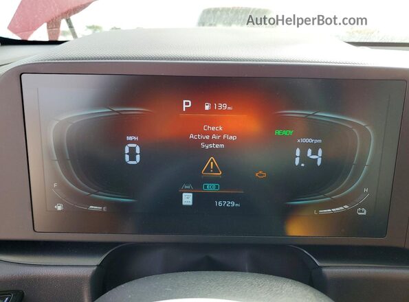 KNDCP3LE6R5184507 2024 KIA NIRO Красный Вид щитка приборов