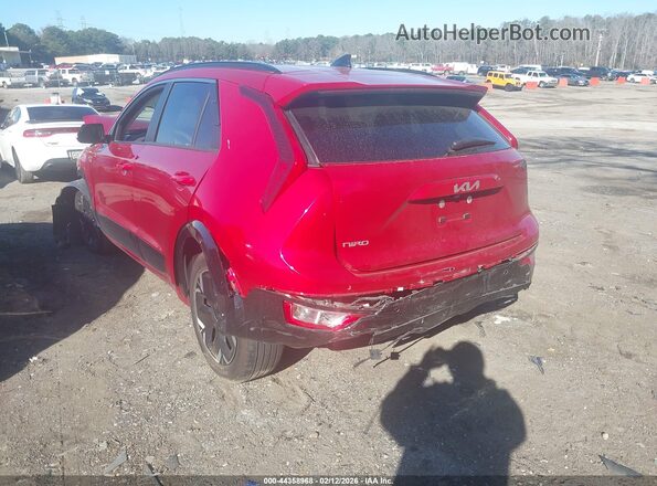 KNDCR3L18P5042275 2023 KIA NIRO EV Красный Задняя левая четверть
