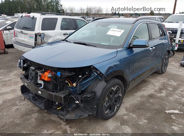 KNDCT3L11P5044919 2023 KIA NIRO EV Синий Передняя левая четверть