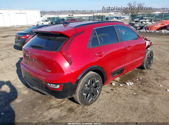 KNDCT3L16S5141168 2025 KIA NIRO EV Красный Задняя правая четверть