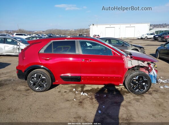 KNDCT3L16S5141168 2025 KIA NIRO EV Красный Панорамный вид салона 360°