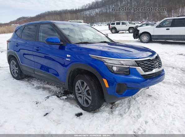 KNDEPCAA5P7428755 2023 KIA SELTOS Синий Передняя правая четверть