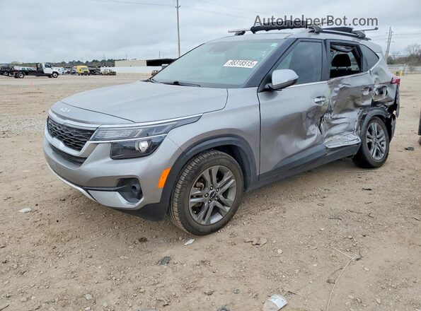 KNDEU2AA3N7238565 2022 KIA SELTOS Серый Передняя левая четверть