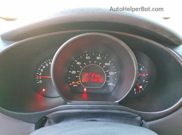 KNDJN2A20H7465415 2017 KIA SOUL Silver Widok zestawu wskaźników