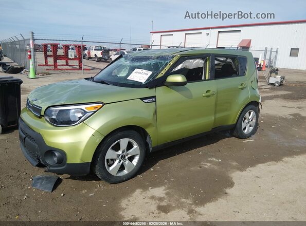 KNDJN2A25K7920427 2019 KIA SOUL Green Przód lewy