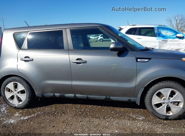 KNDJN2A27G7302002 2016 KIA SOUL Серый Вид задней части салона