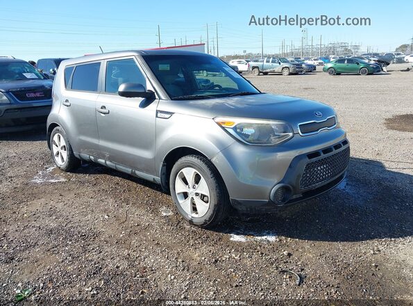 KNDJN2A27G7302002 2016 KIA SOUL Серый Передняя правая четверть
