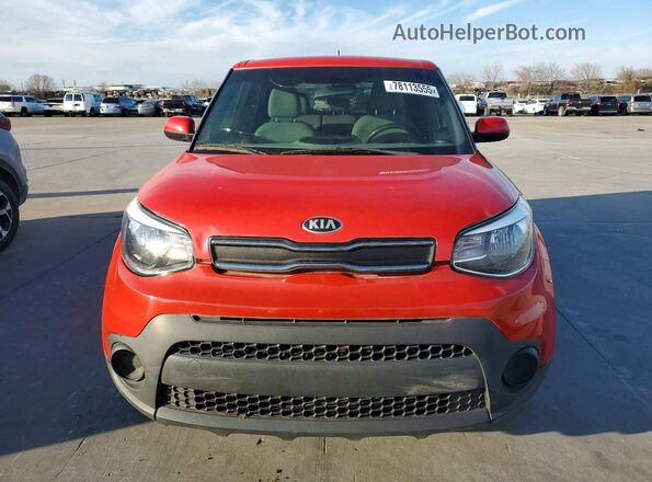 KNDJN2A28K7016409 2019 KIA SOUL Red Vista frontal