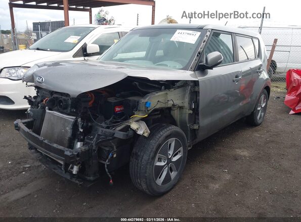 KNDJX3AE3H7022198 2017 KIA SOUL EV Серый Передняя левая четверть