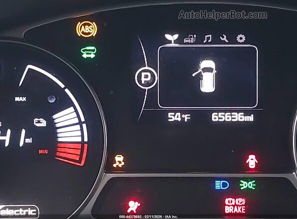 KNDJX3AE3H7022198 2017 KIA SOUL EV Серый 