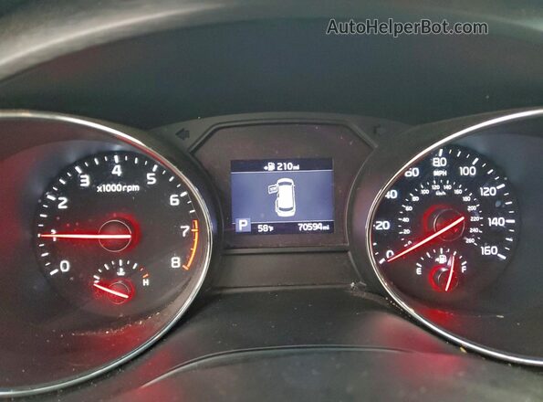 KNDMA5C12L6586606 2020 KIA SEDONA White Widok zestawu wskaźników