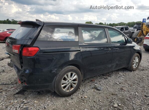 KNDMA5C17G6184554 2016 KIA SEDONA Черный Задняя правая четверть