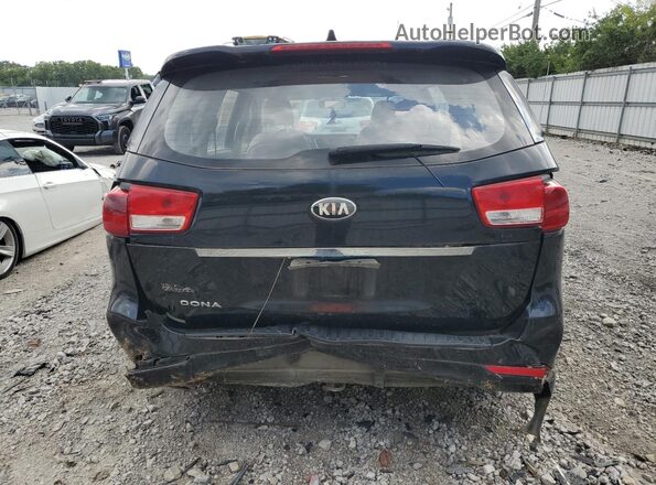 KNDMA5C17G6184554 2016 KIA SEDONA Черный Вид сзади