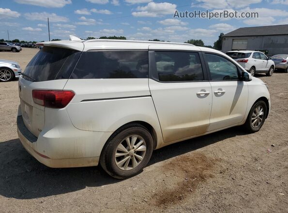 KNDMB5C12H6249406 2017 KIA SEDONA White Задня права чверть