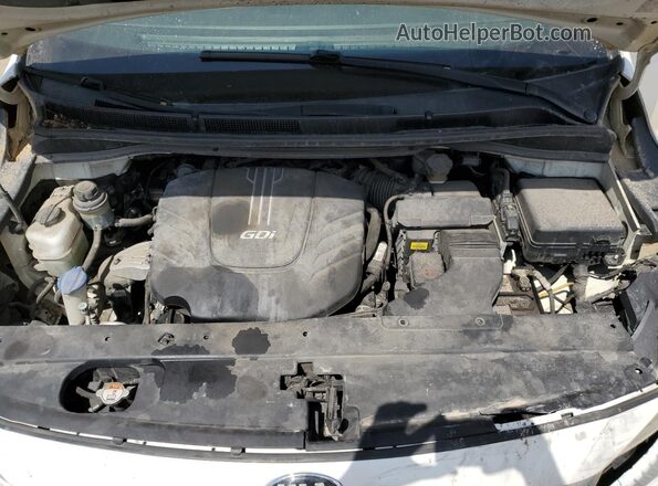 KNDMB5C12H6249406 2017 KIA SEDONA White Вид підкапотного простору