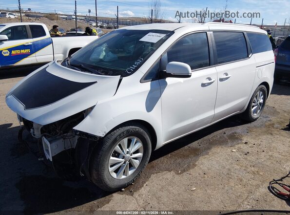 KNDMB5C12H6315694 2017 KIA SEDONA White Przód lewy
