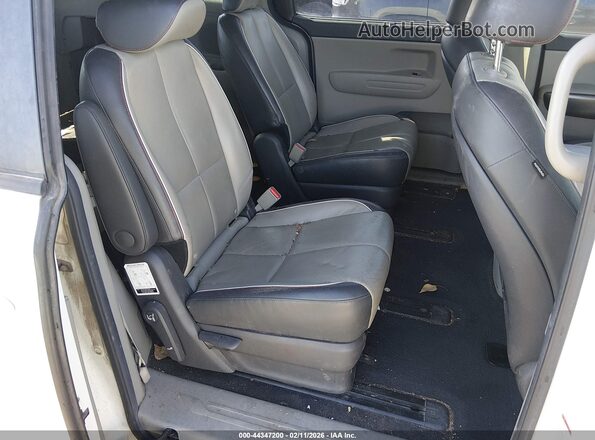 KNDMB5C12H6315694 2017 KIA SEDONA White Widok naklejki z numerem VIN