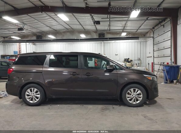 KNDMB5C12J6374783 2018 KIA SEDONA Коричневый Панорамный вид салона 360°