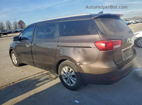 KNDMB5C14G6204045 2016 KIA SEDONA Gray უკანა მარცხენა