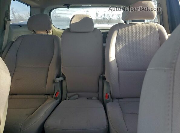 KNDMB5C14G6204045 2016 KIA SEDONA Gray უკანა სავარძლების ხედი