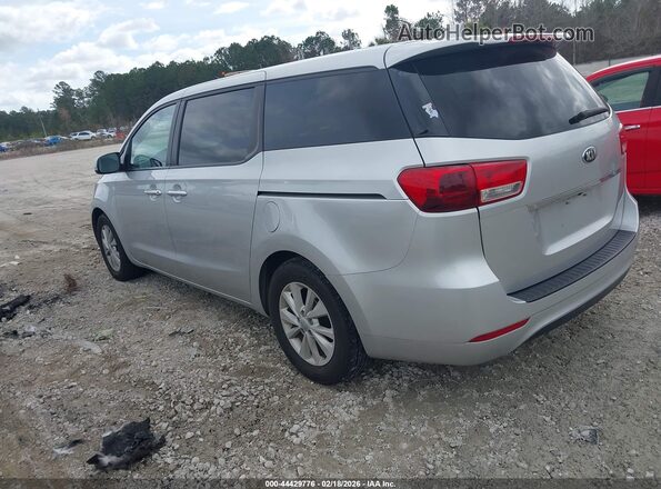 KNDMB5C14H6227570 2017 KIA SEDONA Серебряный Задняя левая четверть