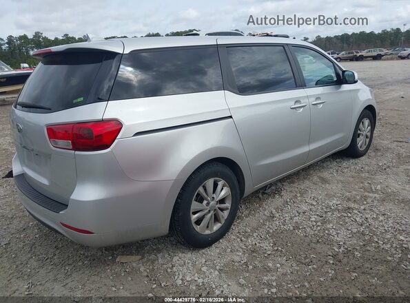 KNDMB5C14H6227570 2017 KIA SEDONA Серебряный Задняя правая четверть