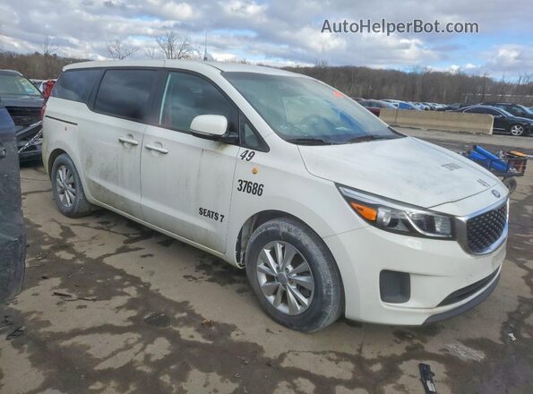 KNDMB5C14J6389379 2018 KIA SEDONA White Przód prawy