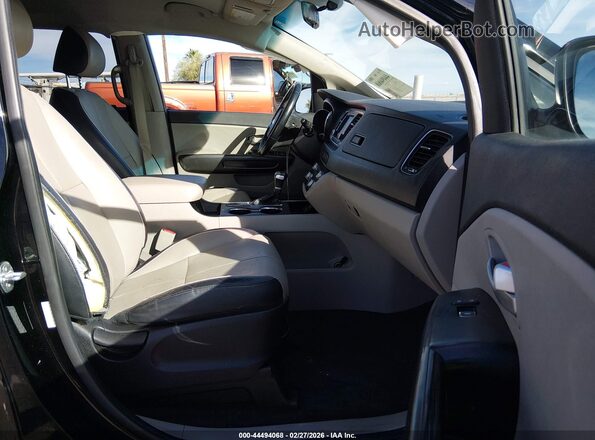 KNDMB5C15M6662365 2021 KIA SEDONA Black Vista interior delantera