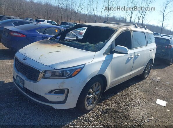 KNDMB5C16K6556827 2019 KIA SEDONA Белый Передняя левая четверть