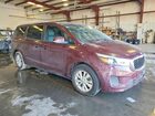 2016 Kia Sedona Lx Бордовый vin: KNDMB5C17G6143306