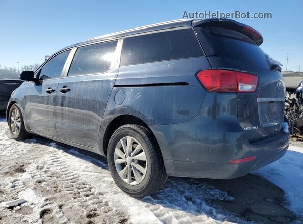 KNDMB5C1XG6096689 2016 KIA SEDONA Черный Задняя левая четверть