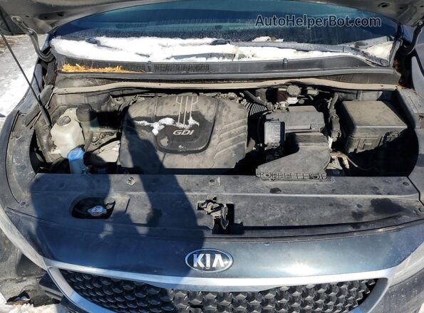 KNDMB5C1XG6096689 2016 KIA SEDONA Черный Вид подкапотного пространства