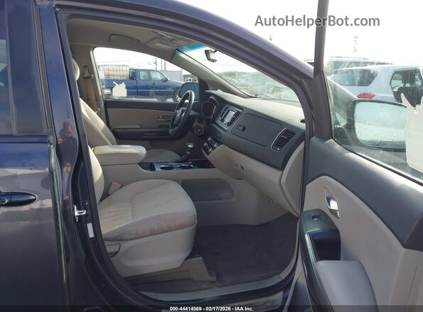 KNDMB5C1XK6548682 2019 KIA SEDONA Серый Вид салона спереди
