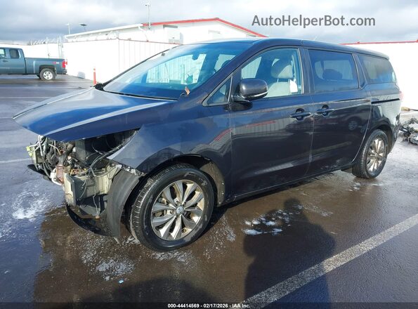 KNDMB5C1XK6548682 2019 KIA SEDONA Серый Передняя левая четверть