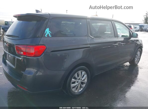 KNDMB5C1XK6548682 2019 KIA SEDONA Серый Задняя правая четверть