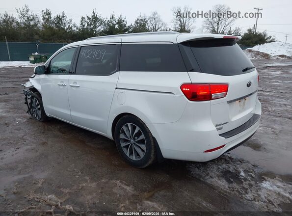 KNDMC5C13H6327883 2017 KIA SEDONA Белый Задняя левая четверть