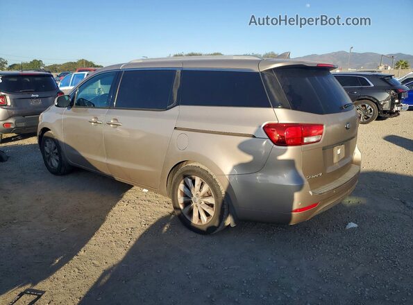 KNDMC5C1XG6100446 2016 KIA SEDONA Кремовый Задняя левая четверть