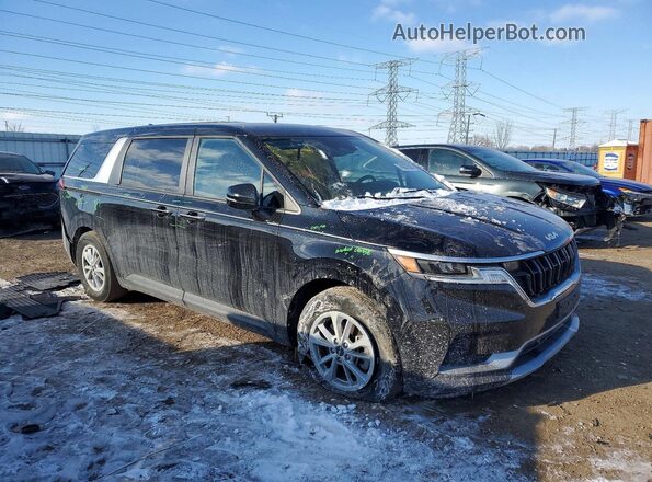 KNDNB4H35R6354483 2024 KIA CARNIVAL Черный Передняя правая четверть