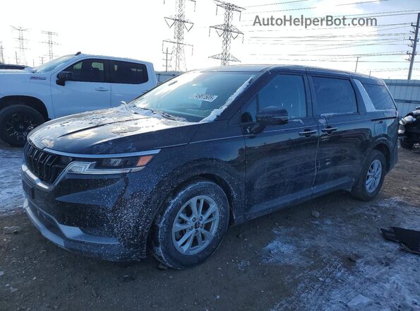 KNDNB4H35R6354483 2024 KIA CARNIVAL Черный Передняя левая четверть