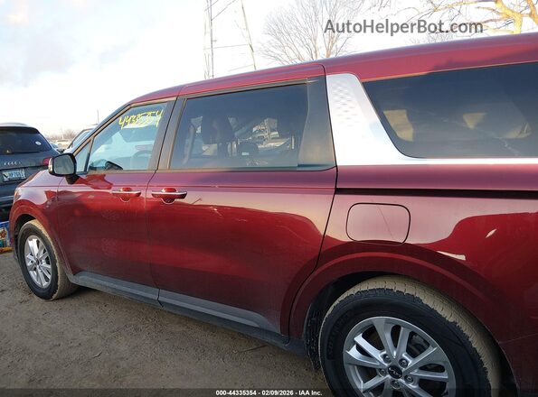 KNDNB4H38N6169869 2022 KIA CARNIVAL MPV Красный Панорамный вид салона 360°