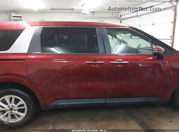 KNDNB4H38P6212612 2023 KIA CARNIVAL MPV Бордовый Панорамный вид салона 360°