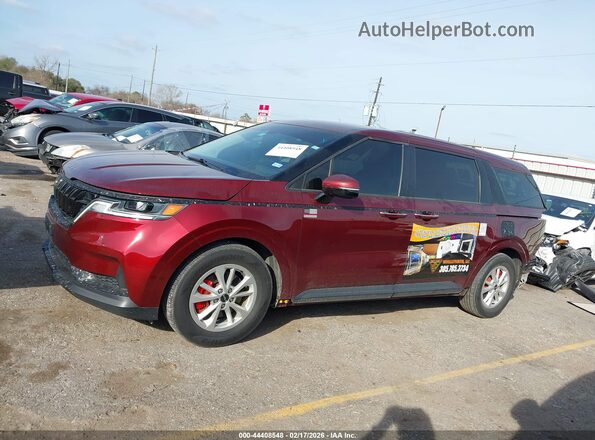 KNDNB4H39P6260961 2023 KIA CARNIVAL MPV Бордовый Панорамный вид салона 360°